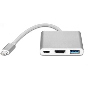 INF USB-C Multiport Adapter til USB, HDMI og USB-C-Hurtig levering