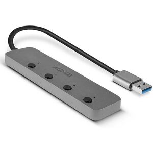 Lindy Hub 43309 Usb 3.0 Søvfarvet