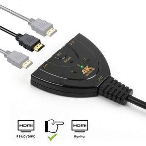 BayOne HDMI switch 3-vejs 3x1