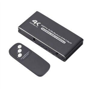 Shoppo Marte 60Hz HDMI2.0 4K With Remote Control Switcher HDCP2.2 Version 3 Into 1 Out Video Converter