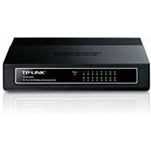 Switch til desktop TP-Link TL-SF1016D 16P 100/100M Sort