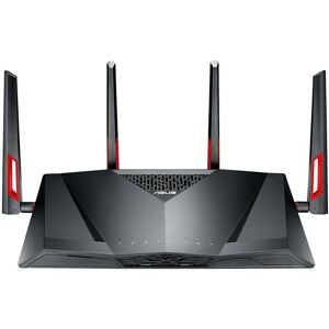 Asus DSL-AC88U trådløs router Gigabit Ethernet Dual-band (2,4 GHz / 5 GHz) Sort, Rød