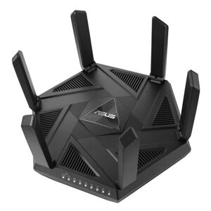 Asus Wifi 6 802.11ax Tri-band Gigabit Gaming Router   RT-AXE7800   802.11ax   574+4804+2402 Mbit/s   10/100/1000 Mbit/s   Ethernet LAN (RJ-45) ports 4   Me