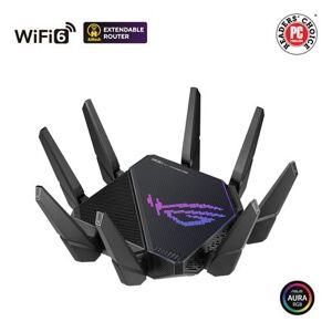 Asus Tri-band Gigabit Wifi-6 Gaming Router   ROG Rapture GT-AX11000 PRO   802.11ax   480+1148 Mbit/s   10/100/1000 Mbit/s   Ethernet LAN (RJ-45) ports 4