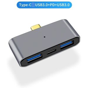 NÖRDIC 3 port USB-C hub 1xUSB-C PD 2xUSB-A 3x5Gbps