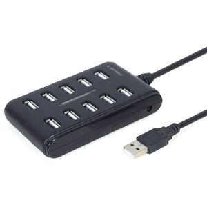 24.se USB-hub med 10 porte