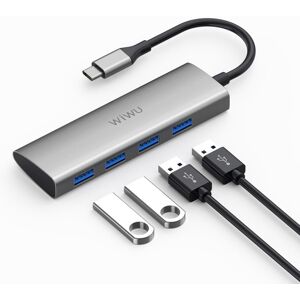 WIWU A440 4 In 1 Type-C / USB-C Multifunctional Extension HUB Adapter