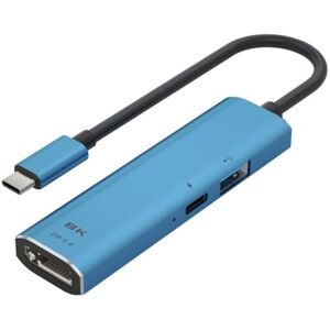 Shoppo Marte V264B 3 in 1 USB-C / Type-C to USB3.0 + PD3.0 + DP1.4 3-Ports Multi Splitter Adapter OTG HUB