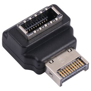 Shoppo Marte Type-E Female to Male 90 Degrees Elbow Computer Host Adapter
