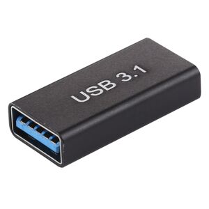 Shoppo Marte Type-C / USB-C Female to USB 3.0 Female Aluminium Alloy Adapter (Black)