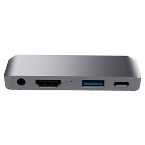 Shoppo Marte HW-TC29 4 In 1 Type-C / USB-C Multifunctional Extension HUB Adapter iPad Pro Hub (Grey)