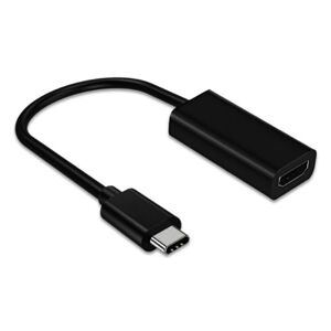 Shoppo Marte DNX-1 Mini Portable USB 3.1 USB-C/Type-C to HDMI HD 4K Conversion Cable(Black)
