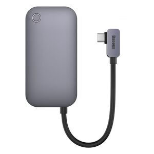 Baseus WKWJ000113 6 in 1 USB-C / Type-C to USB3.0+HDMI+USB-C / Type-C+3.5mm+SD/TF HUB Adapter(Space Grey)