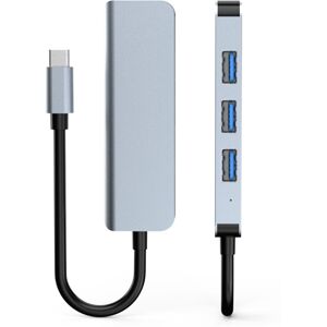 Shoppo Marte BYL-2013T 4 in 1 USB-C / Type-C to USB 3.0 x 1 + USB 2.0 x 3 HUB Adapter