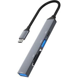 Shoppo Marte ADS-806C 5 in 1 USB-C / Type-C to USB 3.0 + USB-C / Type-C + SD/TF + USB2.0 HUB Docking Station