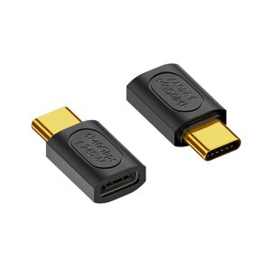 Shoppo Marte 40Gbps 240W USB-C / Type-C Female to USB-C / Type-C Female Straight Adapter(Black)