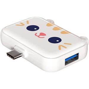 Shoppo Marte 3 In 1 Type-C Docking Station USB Hub For iPad / Phone Docking Station, Port: 3C USB3.0+USB2.0 x 2 White