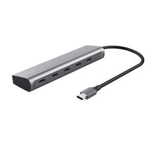 USB Hub Trust 25136 Sølvfarvet (1 enheder)