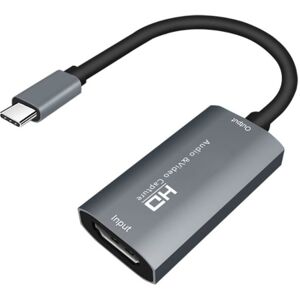 INF Videooptagelseskort / USB-C til HDMI-kompatibel adapter