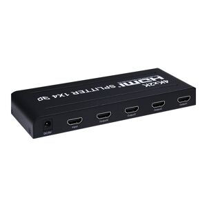 INF 1x4 HDMI-splitter til 4 skærme 4K - hurtig levering