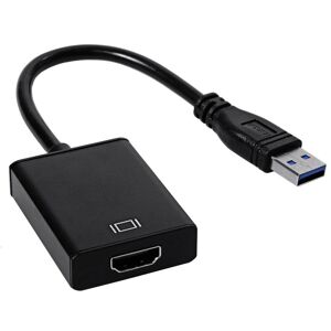 Northix USB 3.0 til HDMI Adapter - Sort