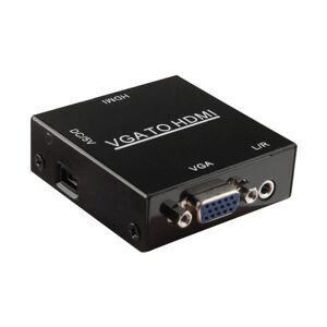 Shoppo Marte HD 1080P HDMI Mini VGA to HDMI Scaler Box Audio Video Digital Converter Adapter for PC / HDTV