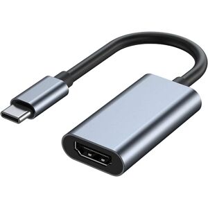 NÖRDIC C USB til HDMI adapter 4K på 30Hz 10cm sort