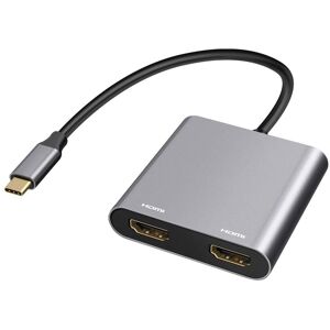 Northix Adapter - USB-C til 2x HDMI