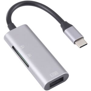 Shoppo Marte NK-3040 3 in 1 USB-C / Type-C Male to USB Female + SD / TF Card Slots Adapter SD / TF Card Reader