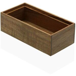 Multi-use Box Versa Bamboo Acacia 7,7 x 5,1 x 12,2 cm Small