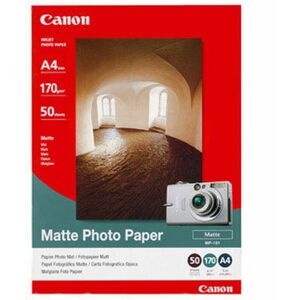 Matte Photographic Paper Canon MP-101 A4 (50 Units)