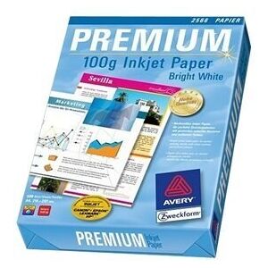 Avery Bright White Inkjet Papier - alm