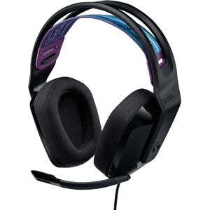 Logitech G335 Wired Gaming Headset, med mikrofon. 3,5 mm lydstik - sort
