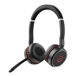 Jabra Evolve 75 Headset Kabel & trådløs Opkald/musik Bluetooth Sort