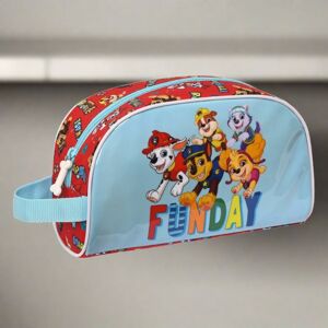 School Toilet Bag The dogs  Funday Blue Red 26 x 16 x 9 cm