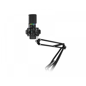 Streamplify MIC - RGB Mikrofon inkl. Mic-arm - Sort