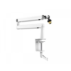 FIFINE Low-Profile Boom Arm Stand - Hvid Mikrofonstativ