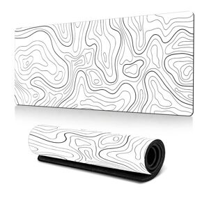 Shoppo Marte Large Abstract Mouse Pad Gamer Office Computer Desk Mat, Size: 400 x 900 x 2mm(Abstract Fluid 23)