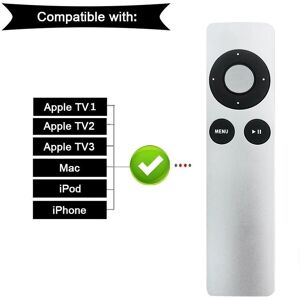 Tbutik Erstatnings Apple TV fjernbetjening kompatibel med A1156 A1427 A1469 A1378 Apple TV 1 2 3 4