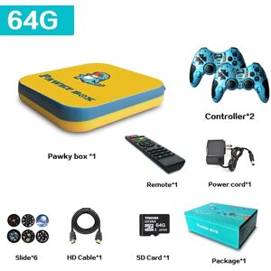 High Discount Spilkonsol PS1/PSP/DC 50000+ spil Superkonsol WiFi Mini TV Kid Retro Video Game Player understøtter trådløs kontrol 64G 33000 spil YB YB