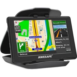 SupplySwap Bil GPS Navigation, 5 tommer Touch Screen, Gratis Europa Kortopdatering