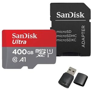 SupplySwap SanDisk Ultra Micro SD, Høj Kapacitet Opbevaring, Hurtig Dataoverførsel速, 120M 400G Læser