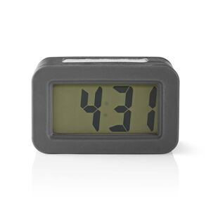 Nedis Digitalt Bord Vækkeur   Baggrundsbelysning LCD   3.5 cm   Baggrundslys   Snooze funktion   Nej   Grå / Hvid