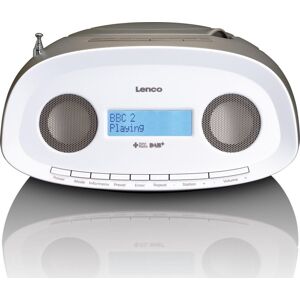 Lenco SCD-69TP - Bærbar radio CD-afspiller med DAB og USB-indgang - Taupe