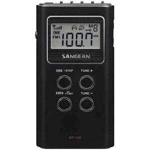 Sangean Bærbar Radio Dt-120 Sort