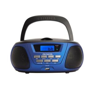 Aiwa Radio CD Bluetooth MP3 Aiwa BBTU300BL    5W Blå Sort Sort/Blå