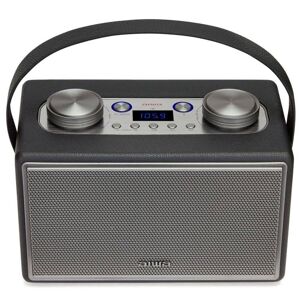 Aiwa Bærbar Bluetooth-radio Aiwa BSTU800BK   50W Højttaler Grå Vintage