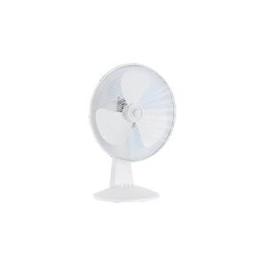 Midea Table fan, 40W, 40cm, 3 speeds, mechanical, noise level: 50-60 dB, Oscillation  80°, Tilting +24° -12°