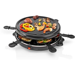 Nedis Gourmet / Raclette   Grill   6 Personer   Spatel   Non-stick belægning   Rund