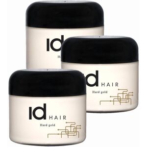 3-pack ID Hair Hard Gold Wax 100ml